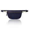 Betsy & Floss Women's Rivoli Suede Crossbody And Waist Bag In Navy Blue In Blue