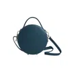 Betsy & Floss Women's Rome Round Circle Crossbody Bag In Navy Blue In Blue