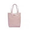 Betsy & Floss Women's Rose Gold Milan Soft Leather Tote Bag In Blush Pink In Rose Gold