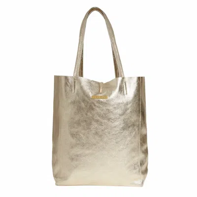 Betsy & Floss Women's Soft Leather Tote Bag In Gold