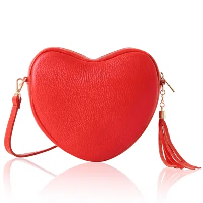 Betsy & Floss Women's Venice Heart Bag In Red