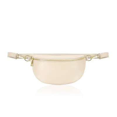Betsy & Floss Women's White Zadar Crossbody & Waist Bag In Cream