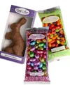 Betsy Ann Chocolates Easter Jelly Beans, Milk Chocolate Foil Eggs Standing Bunny Bundle, 3 Piece Set In No Color