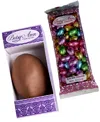 Betsy Ann Chocolates Easter Milk Chocolate Fruit And Nut Egg Foil Egg Bundle, 2 Piece Set In No Color