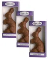 Betsy Ann Chocolates Milk Chocolate Standing Bunny, Set Of 3