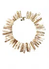 Betsy Pittard Designs Llc Women's Callie Necklace In Pearls In Gold