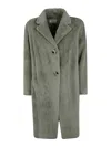 Betta Corradi 2 Bottons Coat In Green