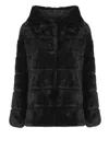 Betta Corradi Faux-fur Jacket In Black