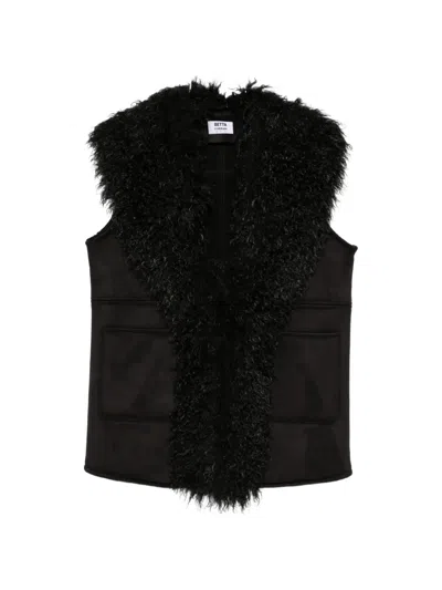 Betta Corradi Faux-fur Gilet In Black