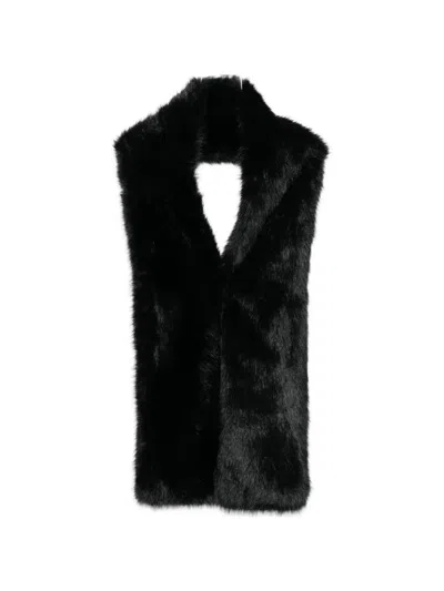 Betta Corradi Faux-fur Scarf In Black
