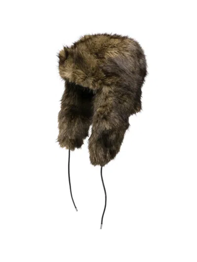 Betta Corradi Faux-fur Trapper Hat In Multi