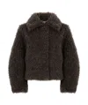 Betta Corradi Long-sleeved Casual Jacket In Black