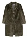 Betta Corradi Notched-lapels Coat In Green