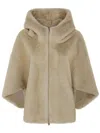 Betta Corradi Reversible Full Zip Cap In Beige