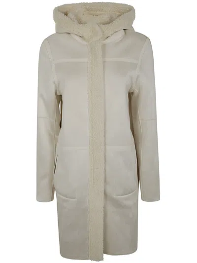 Betta Corradi Reversible Zip Coat In White
