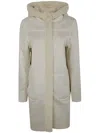 Betta Corradi Reversible Zip Coat In White