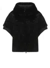Betta Corradi Synthetic Fur Jacket In Black