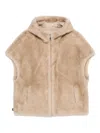 Betta Corradi Zip-up Waistcoat In Neutral