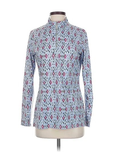 Pre-owned Bette & Court Long Sleeve Turtleneck In Blue