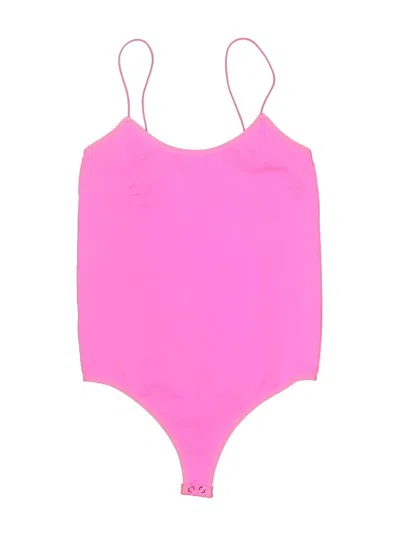 Pre-owned Better Be Bodysuit In Pink