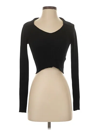 Pre-owned Better Be Cardigan Sweater In Black