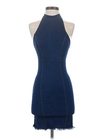 Pre-owned Better Be Cocktail Dress In Blue