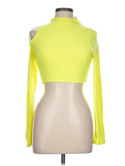Pre-owned Better Be Long Sleeve Top Yellow Turtleneck Tops