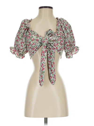 Better Be Short Sleeve Blouse In Green