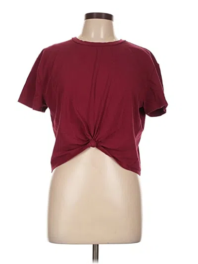 Pre-owned Better Be Short Sleeve T-shirt In Burgundy