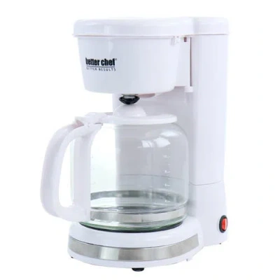 Better Chef 12 Cup 900 Watt Coffee Maker In White