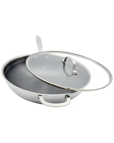 Better Chef 12.5in Tri-ply Stainless Steel Wok In Silver