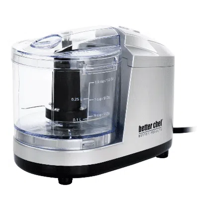 Better Chef 1.5-cup Mini Chopper Food Processor In Gray