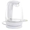 Better Chef 1.7 Liter Glass 360 Degree Cordless Led Electric Kettle In White In White