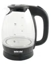 Better Chef 1.7-liter Glass Cordless Kettle With Led In Black