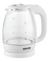 Better Chef 1.7-liter White Glass Cordless Kettle With Led In White