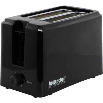 Better Chef 2 Slice Cool Touch Toaster W/ 6 Browning Levels In Black