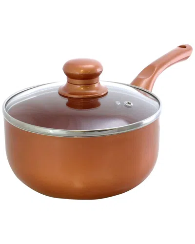 Better Chef 2.0-qt Ceramic Non-stick Saucepan In Brown