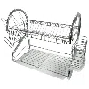 Better Chef 22" 2-level Chrome-plated S-shaped Dish Rack In Multi