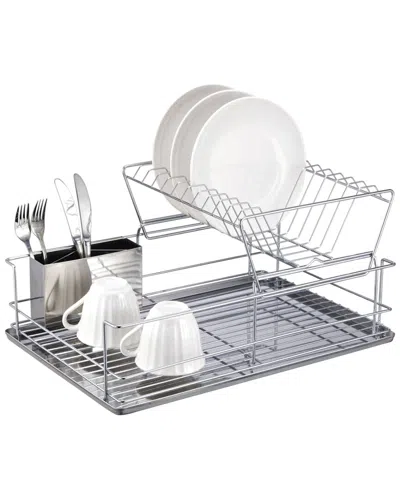 Better Chef 22-inch 2-tier Chrome Dish Rack