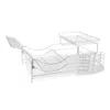 Better Chef 22-inch 2 Tiered Dish Rack With Utensil Caddy In Transparent