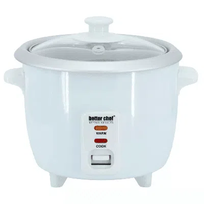 BETTER CHEF BETTER CHEF 3 CUP - 6 CUPS COOKED - RICE COOKER WITH MEASURING CUP AND RICE PADDLE