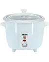 Better Chef 3 Cup Rice Cooker With Cup & Paddle In White