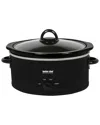 Better Chef 3-quart Round Slow Cooker In Black