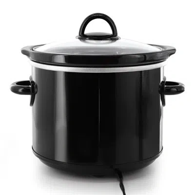 Better Chef 3 Quart Slow Cooker With Removable Stoneware Crock In Black