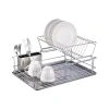 Better Chef 4 Piece 18.5" Dish Drying Rack Set In Silver