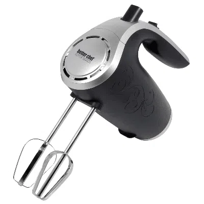 BETTER CHEF BETTER CHEF 5-SPEED 150W HAND MIXER WITH SILVER ACCENTS AND STORAGE CLIP