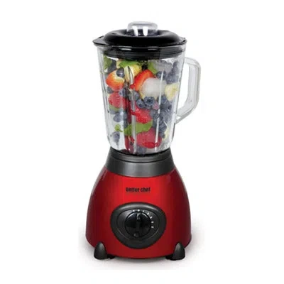 Better Chef 500-watt Stainless Steel Blender In Red