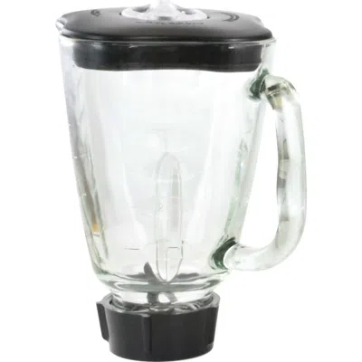 Better Chef 6 Piece 59 oz Square Blender Glass Jar Replacement Kit In Black