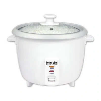 Better Chef 8-cup Automatic Rice Cooker In White
