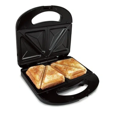 Better Chef Compact Nonstick Electric Sandwich Grill In Black